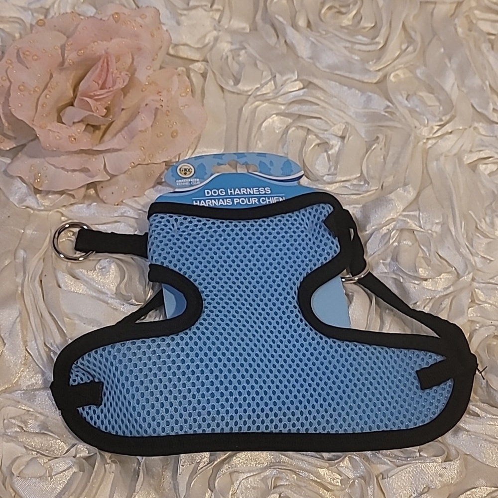 Dog Harness Blue Adjustable Harness - Small Dog.